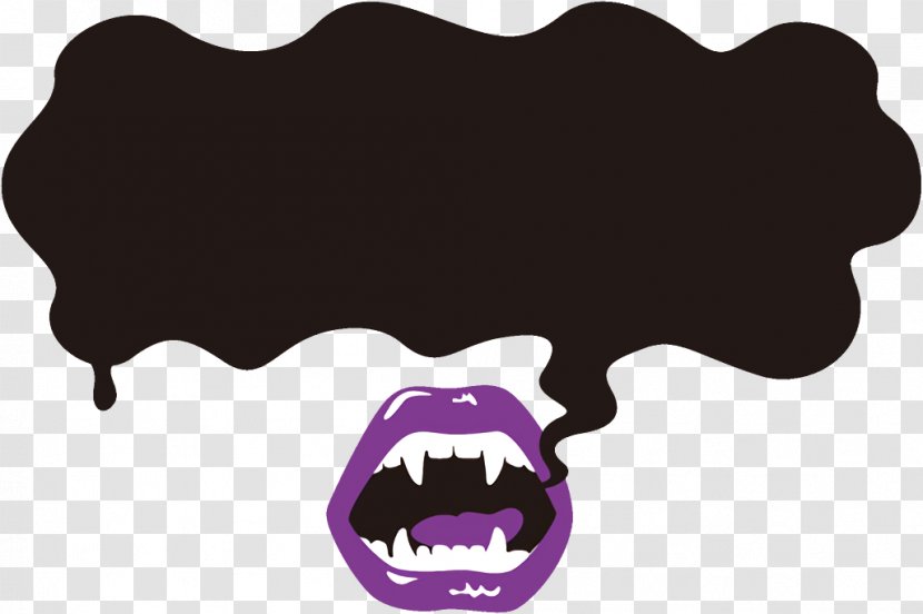 Vampire Halloween Dracula - Logo Tooth Transparent PNG