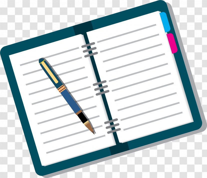 Pen Book - Businessperson - Blue Simple Transparent PNG