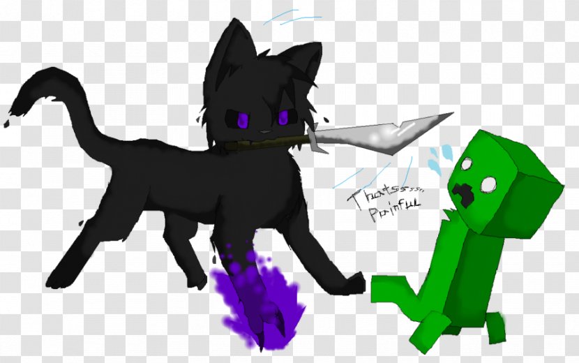 Minecraft Cat Pet Animal Tail - Mojang - Creepers Transparent PNG