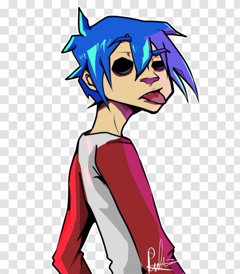 2-D Cartoon Comics Gorillaz Clip Art - Frame - 2d And Noodle Transparent PNG