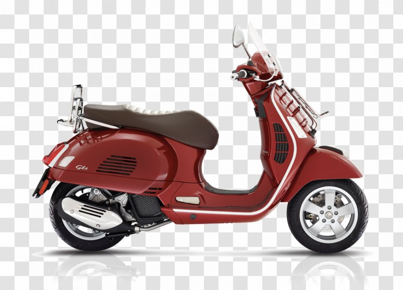 Piaggio Vespa GTS 300 Super Scooter - Touring Motorcycle Transparent PNG