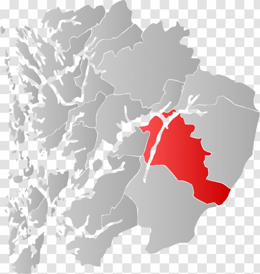 Rogaland Tysnes Western Norway County Sunnhordland - Map - Wikipedia Transparent PNG