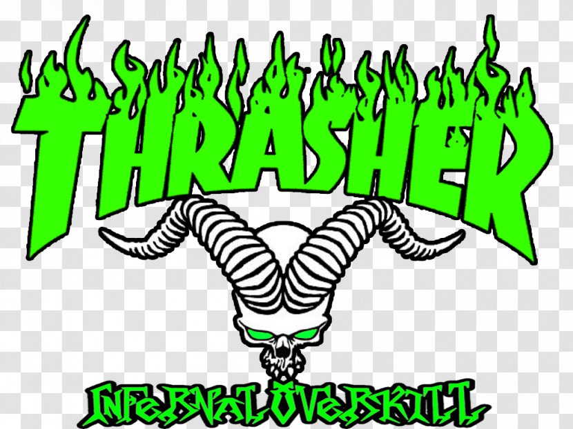 Thrasher Logo Magazine Skateboarding Wallpaper - Tree Transparent PNG