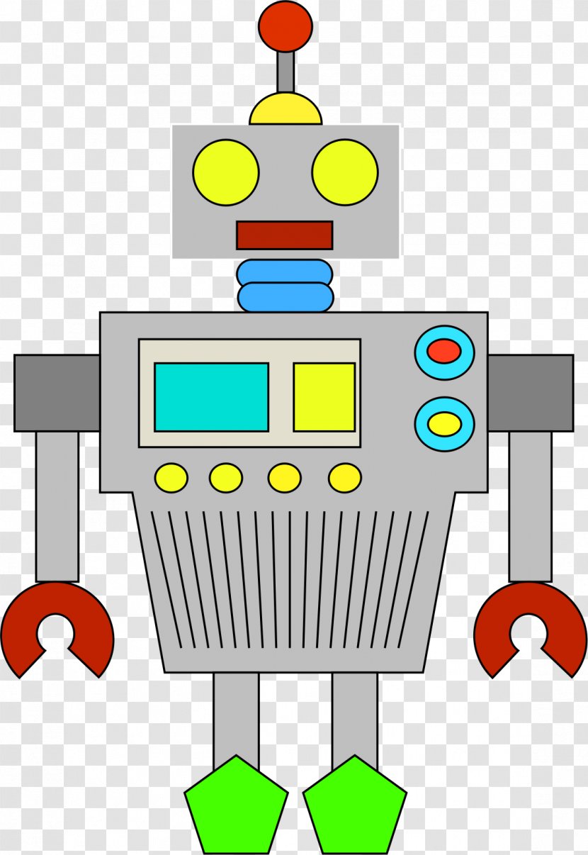 Technology Line Clip Art - Artwork - Robot Clipart Transparent PNG