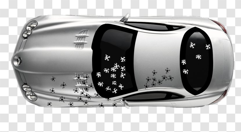 Car Mercedes-Benz Automotive Lighting - Exterior - Top View Transparent PNG