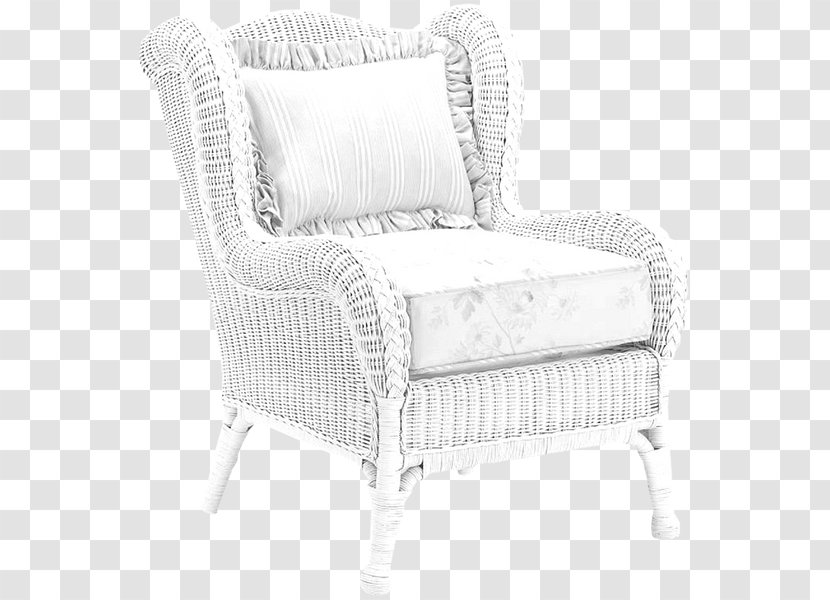 Chair Wicker Furniture Cushion Patio - Armrest Transparent PNG