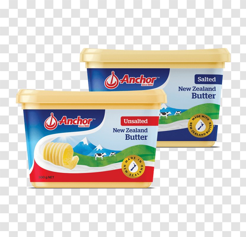 Cream Salted Butter Anchor Flavor - Fonterra Transparent PNG