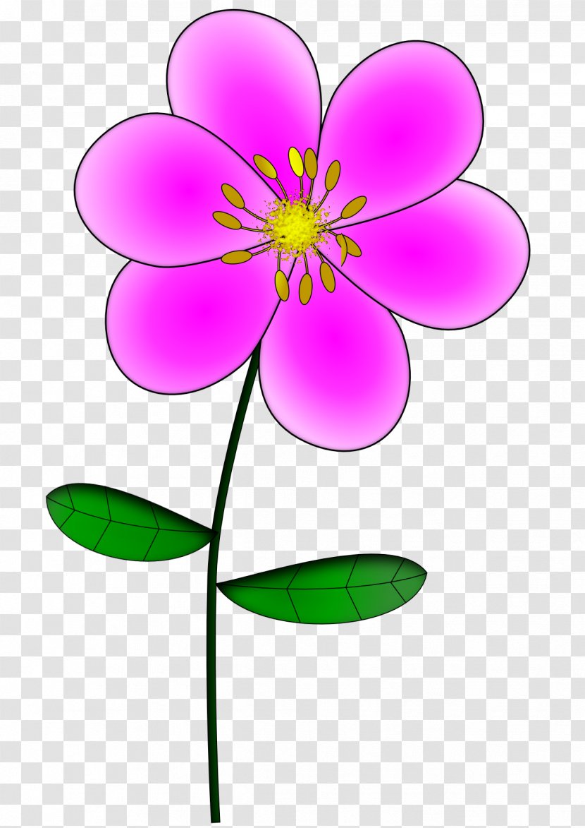 Flower Purple Clip Art - Magenta Transparent PNG