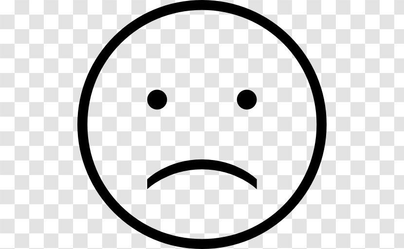 Smiley Emoticon Sadness Clip Art - Face - Sad Emoji Transparent PNG