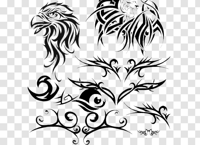 Tattoo Visual Arts Painting Brush - Monochrome Photography - Design Transparent PNG