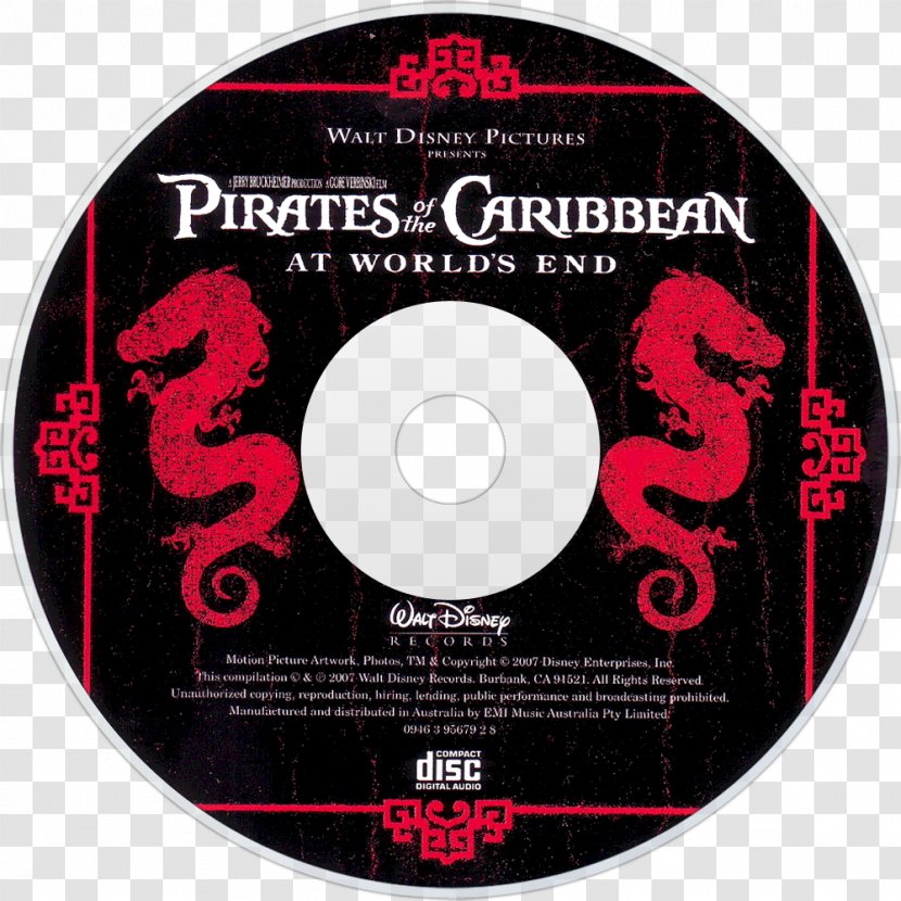 Compact Disc Text Girlfriend Max Von Thun - Dvd - Pirates Of The Caribbean: At World's End Transparent PNG
