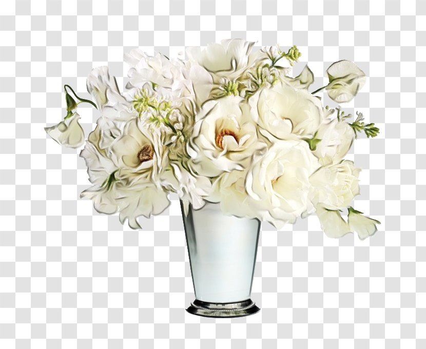 Garden Roses Cut Flowers Floral Design - Flower Arranging - Vase Transparent PNG