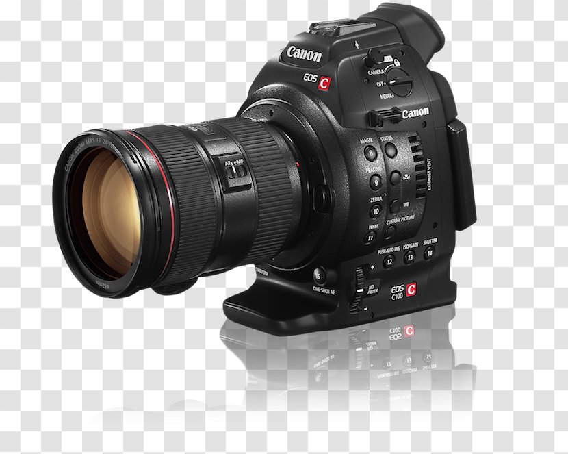 Canon EOS C100 Camera C300 - Digital Transparent PNG