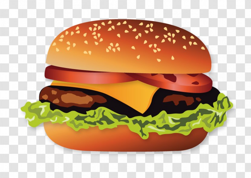 Cheeseburger Hamburger Panini Cheese And Tomato Sandwich - Lettuce Transparent PNG