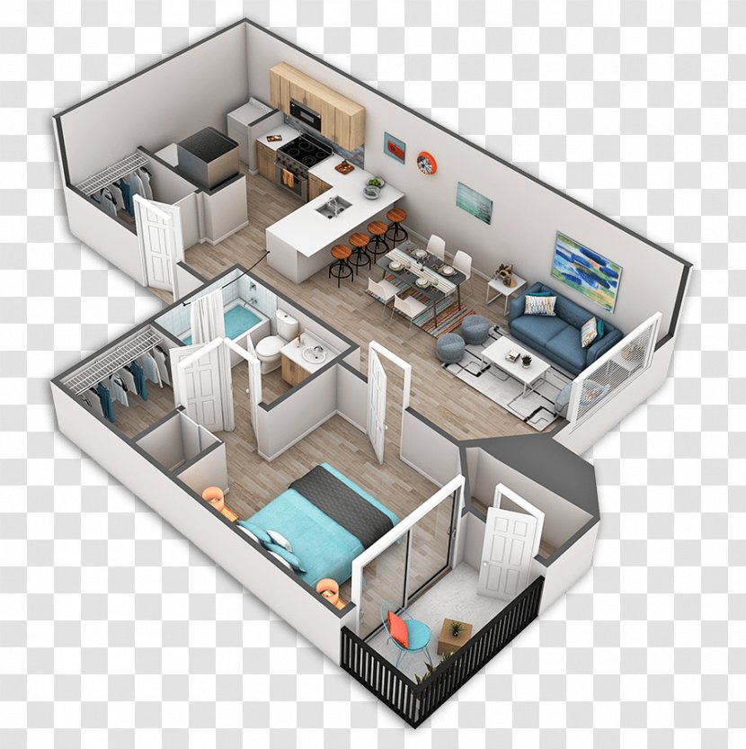 2000 West Creek Bedroom Apartment Interstate 64 Richmond - Floor - Tour Plan Billboard Transparent PNG