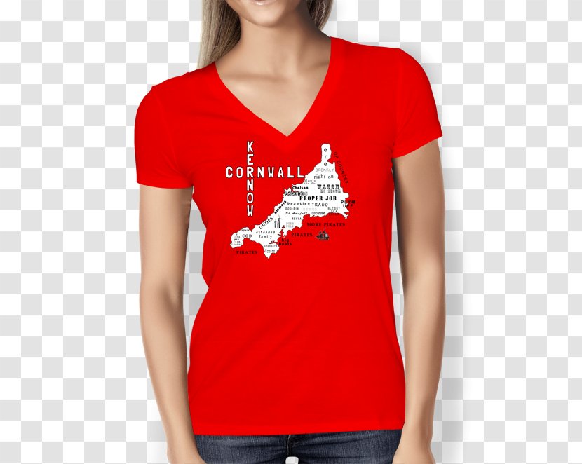 T-shirt Sleeve Woman Cornwall - Clothing Transparent PNG