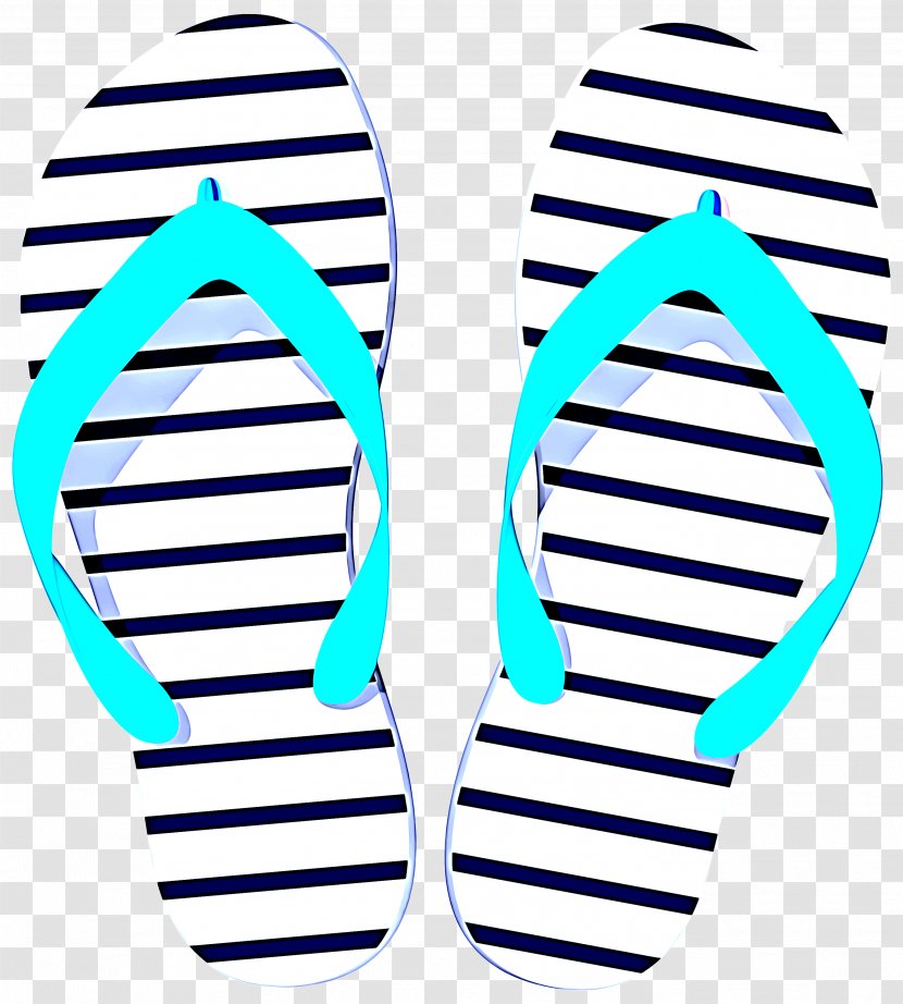 Aqua Footwear Turquoise Teal - Electric Blue - Flipflops Transparent PNG