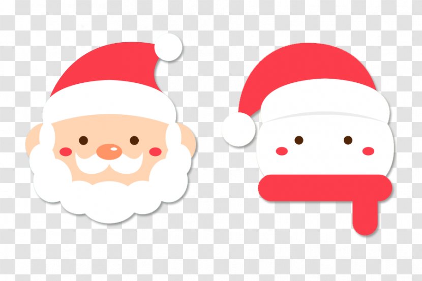 Santa Claus Snowman Christmas - Gratis - Cute Transparent PNG