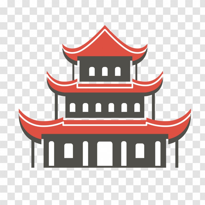 China Japan Temple Drawing - Shutterstock - Japanese Tower Transparent PNG