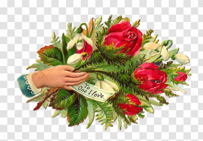 Garden Roses Flower Bouquet Valentine's Day - Rose Transparent PNG