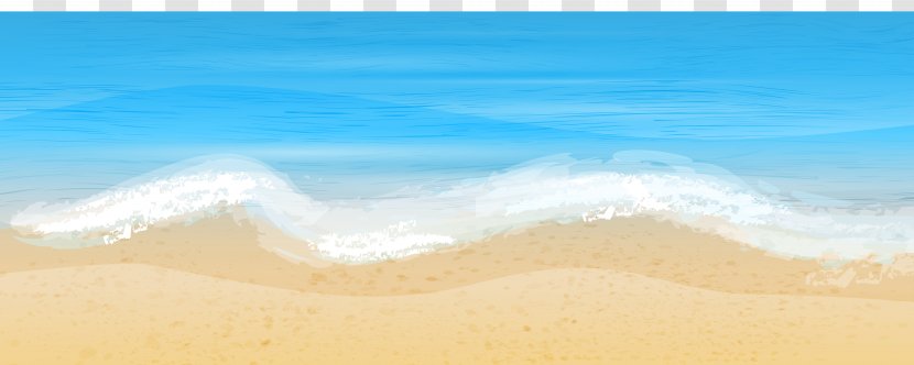 Shore Wave Sea Sand Wallpaper - And Free Clip Art Image Transparent PNG