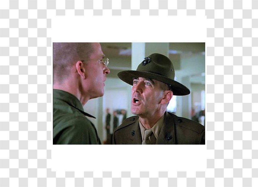 Gny. Sgt. Hartman Full Metal Jacket Diary Drill Instructor Television Film - Military Transparent PNG