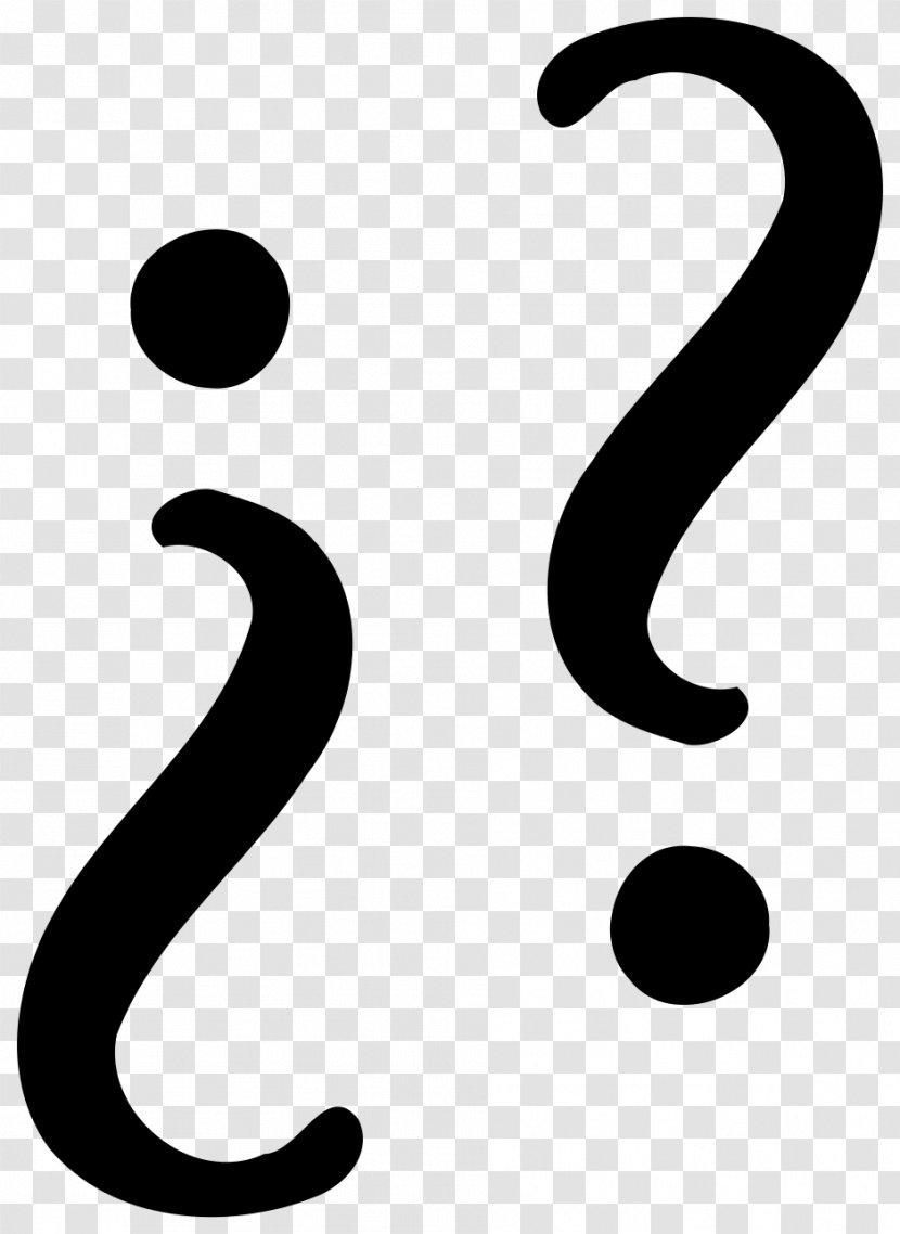 Question Mark Exclamation Punctuation Sign Full Stop - Artwork - Interrogacion Transparent PNG