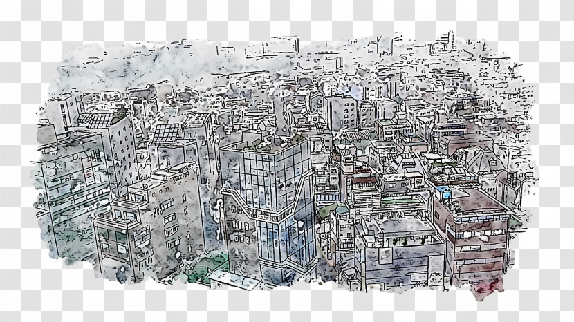 Architecture Seoul Modern Architecture Building Sketch Transparent PNG