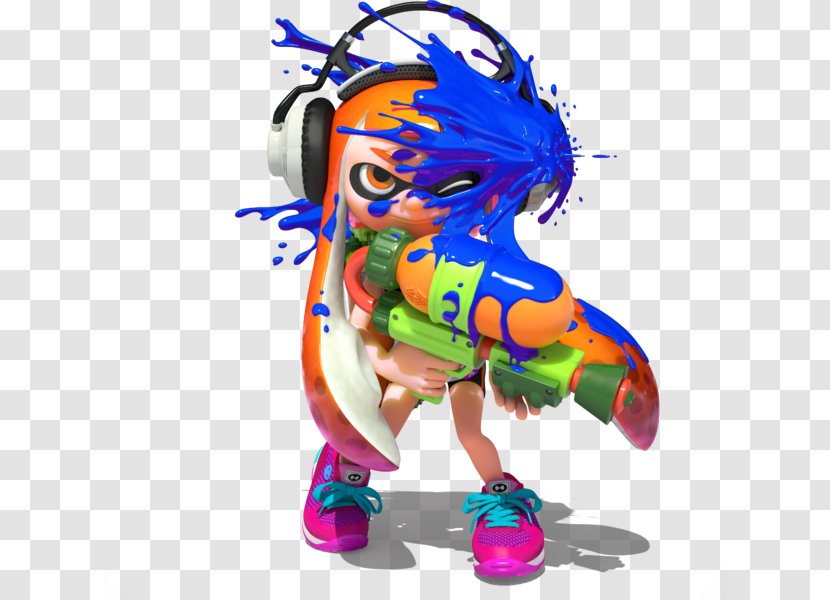 Splatoon 2 Wii U Nintendo Video Game - Mythical Creature - Day Of The Tentacle Transparent PNG