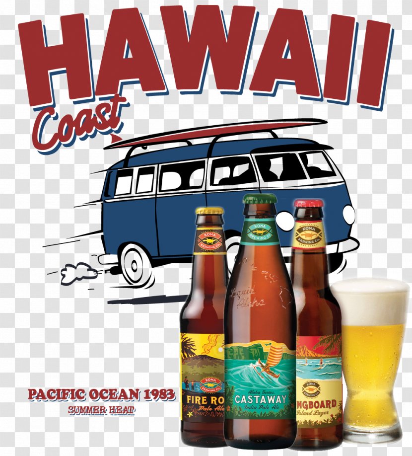 Hawaii Oahu T-shirt Ocean Beach - San Miguel Beer Transparent PNG