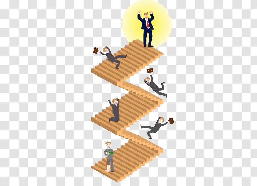 Stairs Royalty-free Clip Art - Businessperson - Man On The Transparent PNG