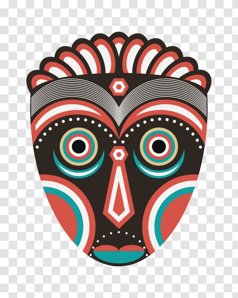 Traditional African Masks Poster Headgear Printing - Tree - Mask Transparent PNG