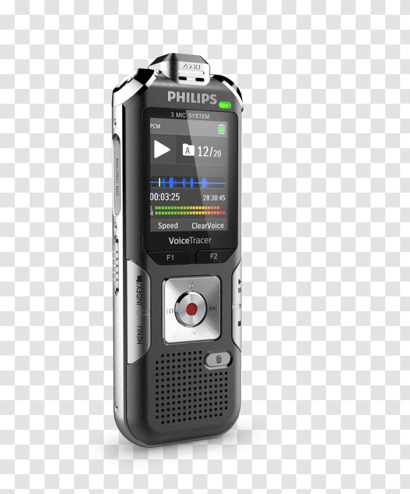 Digital Audio Dictation Machine Microphone Recording Philips Voice Tracer DVT2510 - Heart Transparent PNG