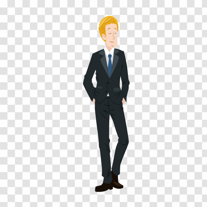 Drawing Suit Vecteur - Human Behavior - MiddleAged Man Transparent PNG