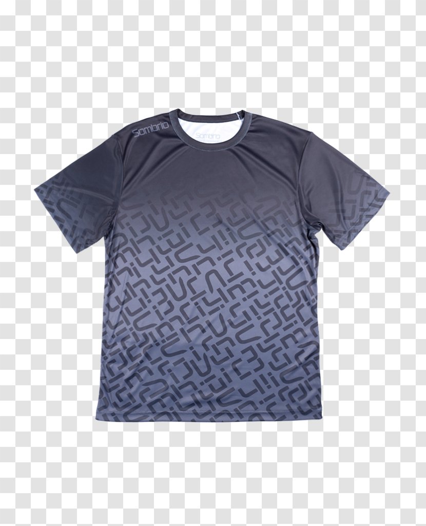T-shirt Sleeve Jersey Neck - Blue Transparent PNG