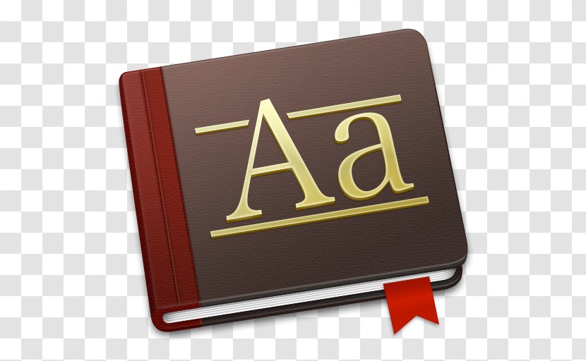 Font Book - Brand - And Apple Transparent PNG
