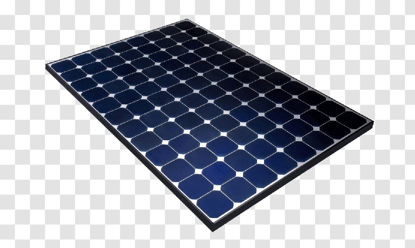 Solar Panels Blue - Sunpower - Textile Tartan Transparent PNG