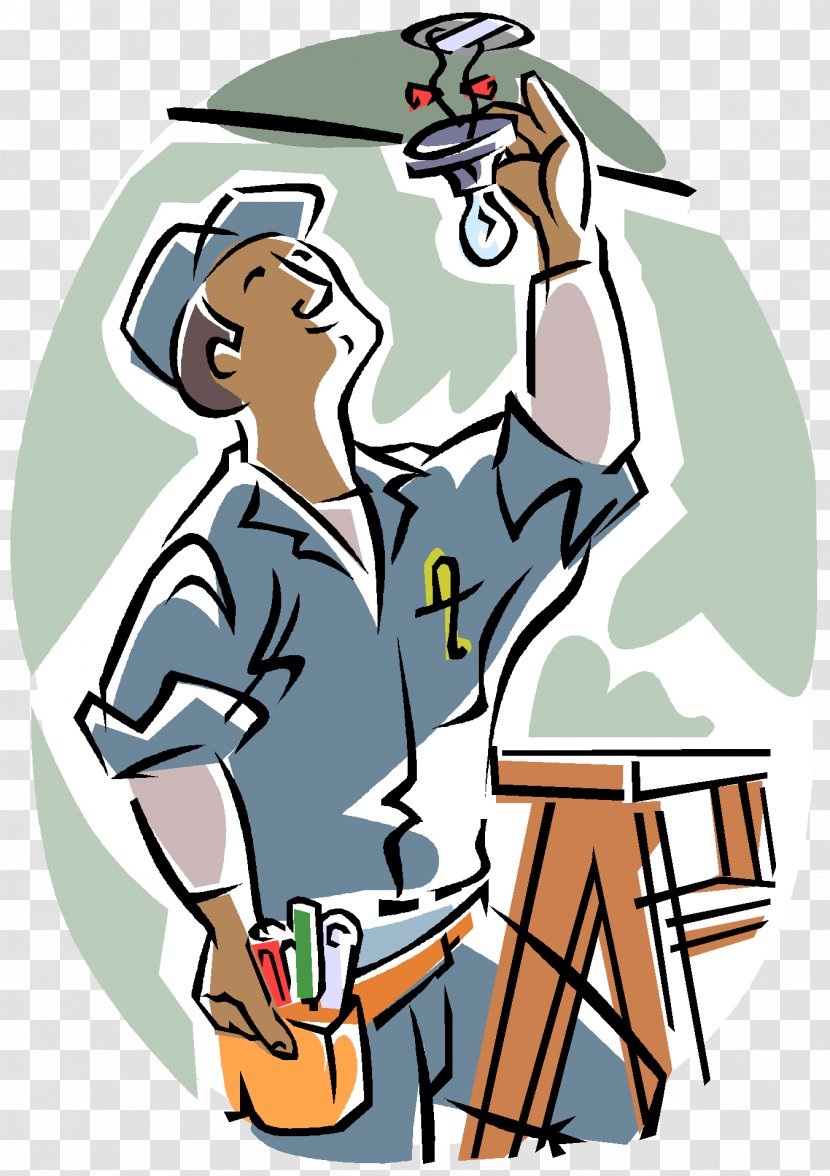 Electrician Electricity Architectural Engineering Electrical Contractor Clip Art Transparent PNG