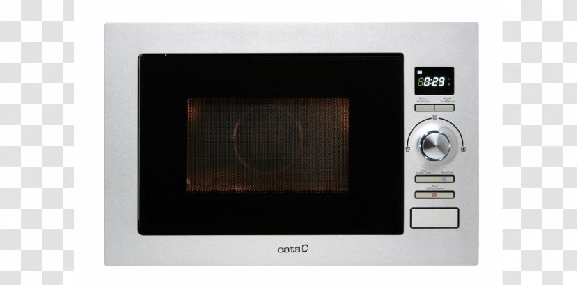 Microwave Ovens Kitchen Home Appliance Induction Cooking - Builtin With Grill Cata Mc28dwh 900w Transparent PNG
