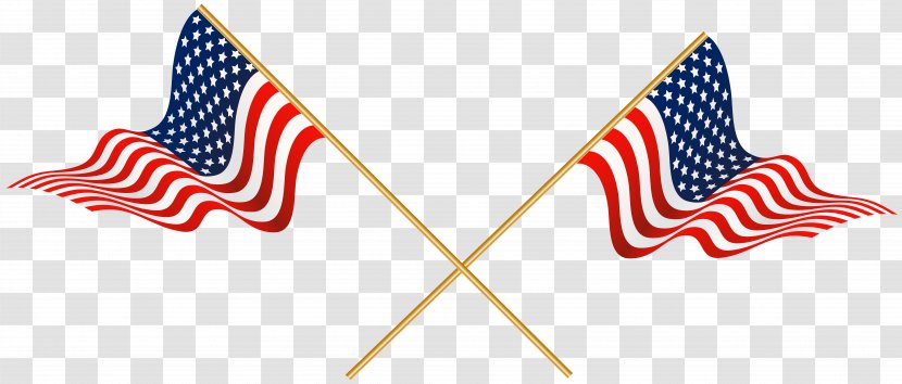 Nordic Cross Flag Of The United States Clip Art - Royalty Free - USA Crossed Flags Transparent Transparent PNG