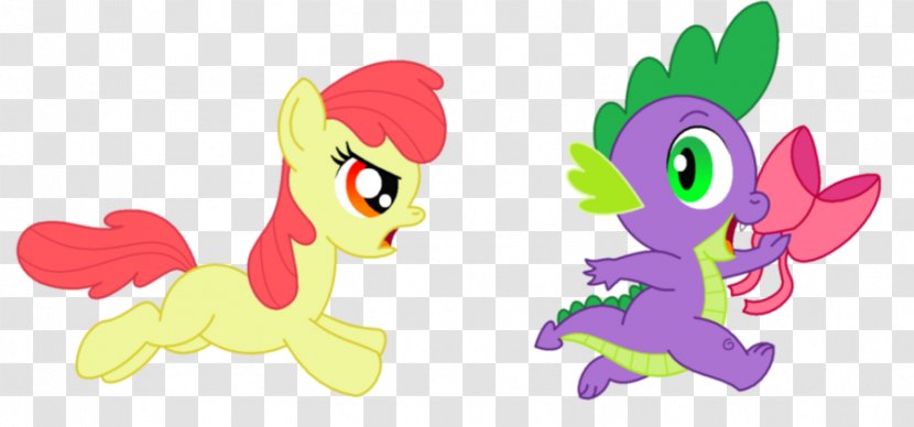 Pony Apple Bloom Horse Art - Silhouette Transparent PNG