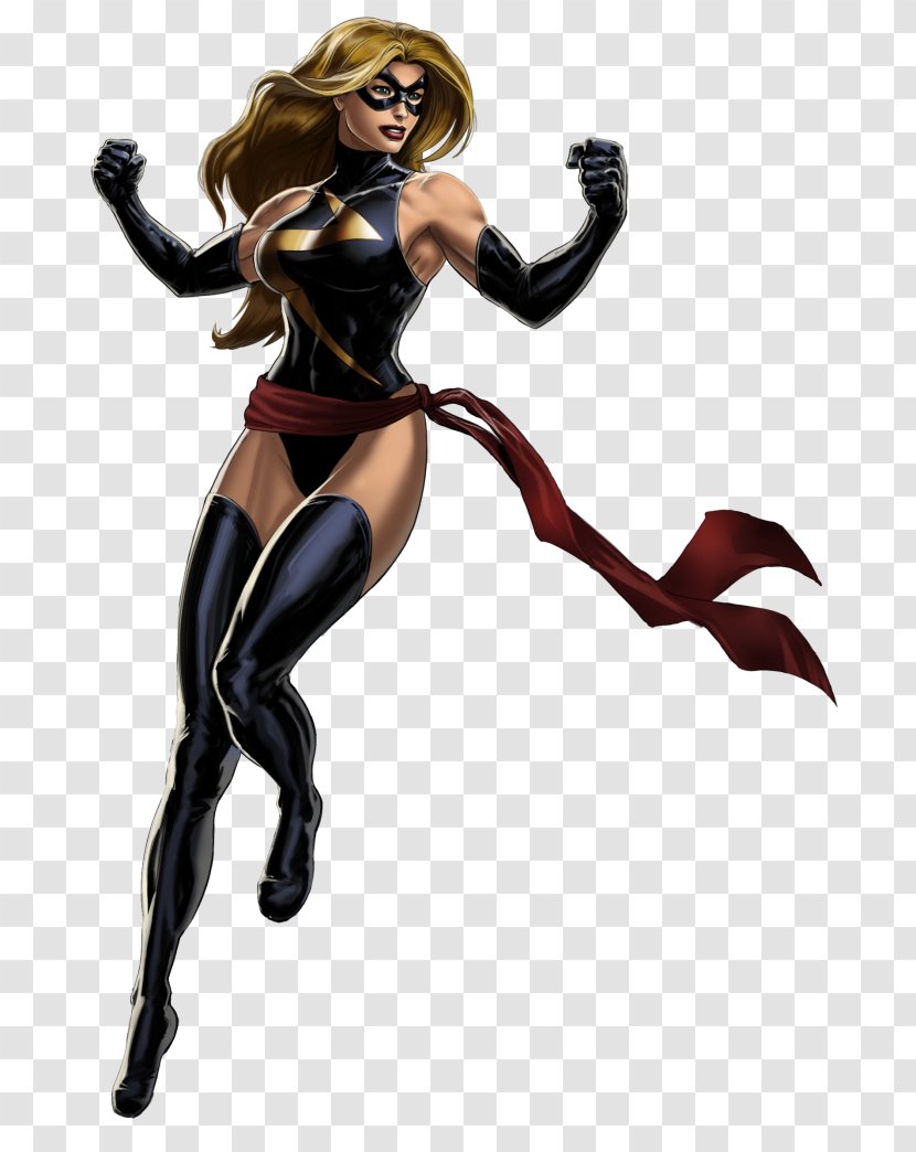 Carol Danvers Marvel: Avengers Alliance Captain America Psylocke Spider-Man - Marvel Transparent PNG