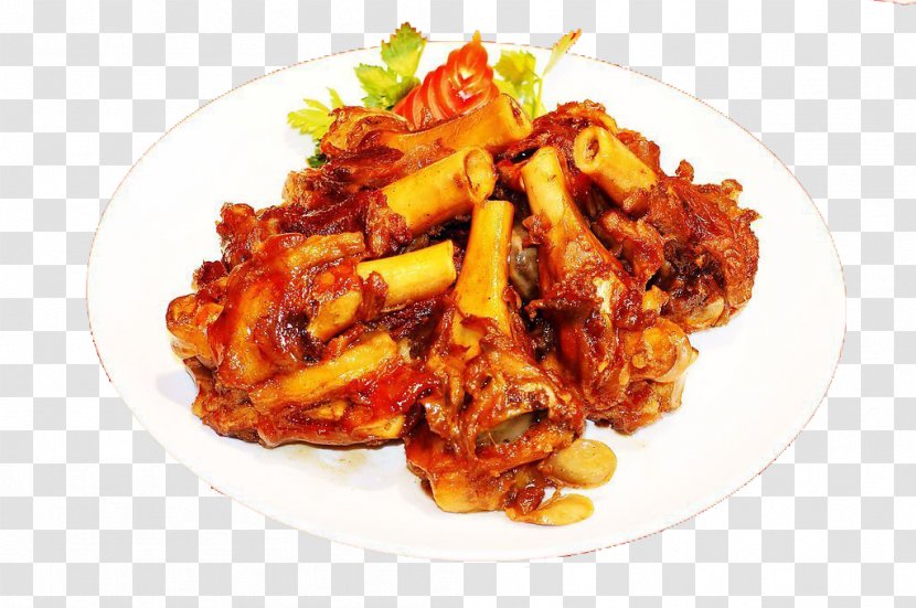 Spare Ribs Korean Cuisine Sweet And Sour Pork - Dish - Cheese Transparent PNG