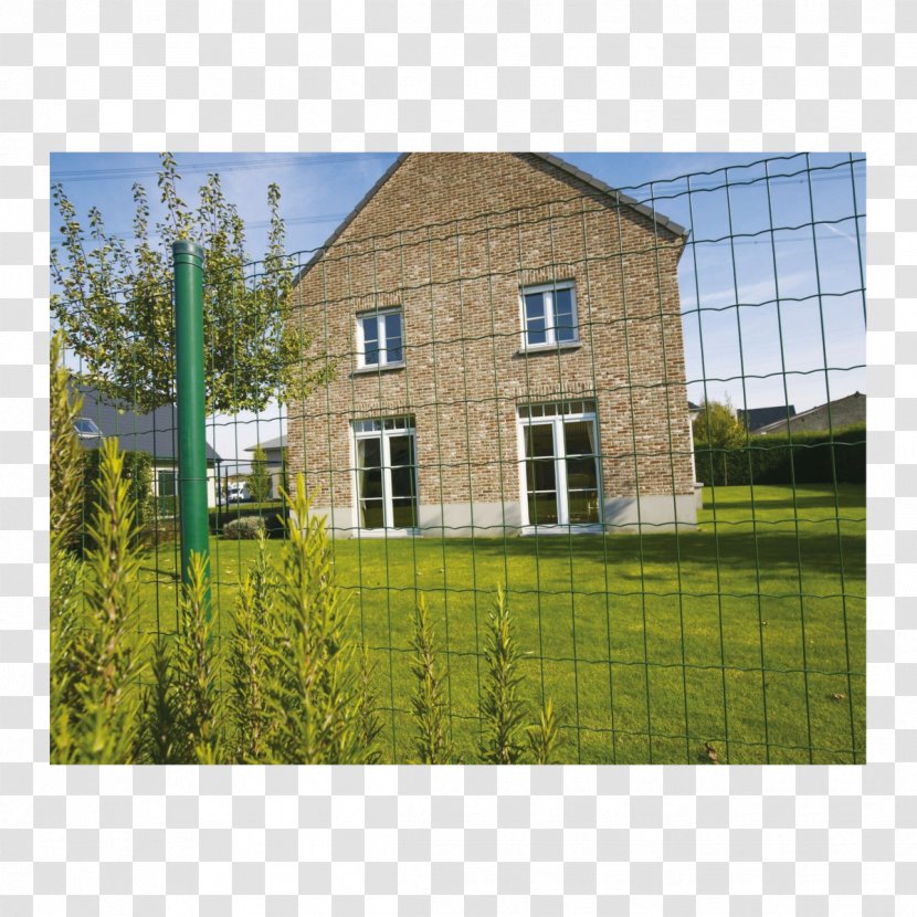 House Fence Welded Wire Mesh Chain-link Fencing Window - Roof Transparent PNG