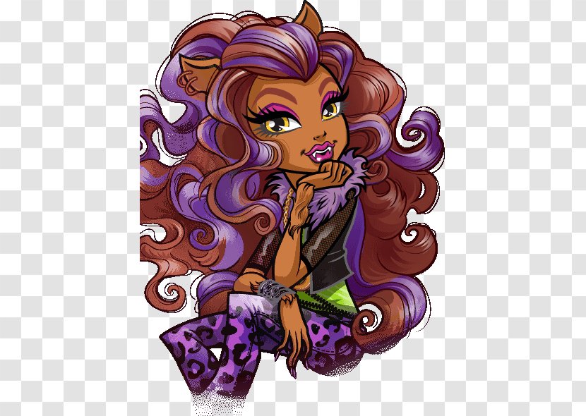 Clawdeen Wolf Frankie Stein Cleo DeNile Draculaura Monster High - Doll Transparent PNG