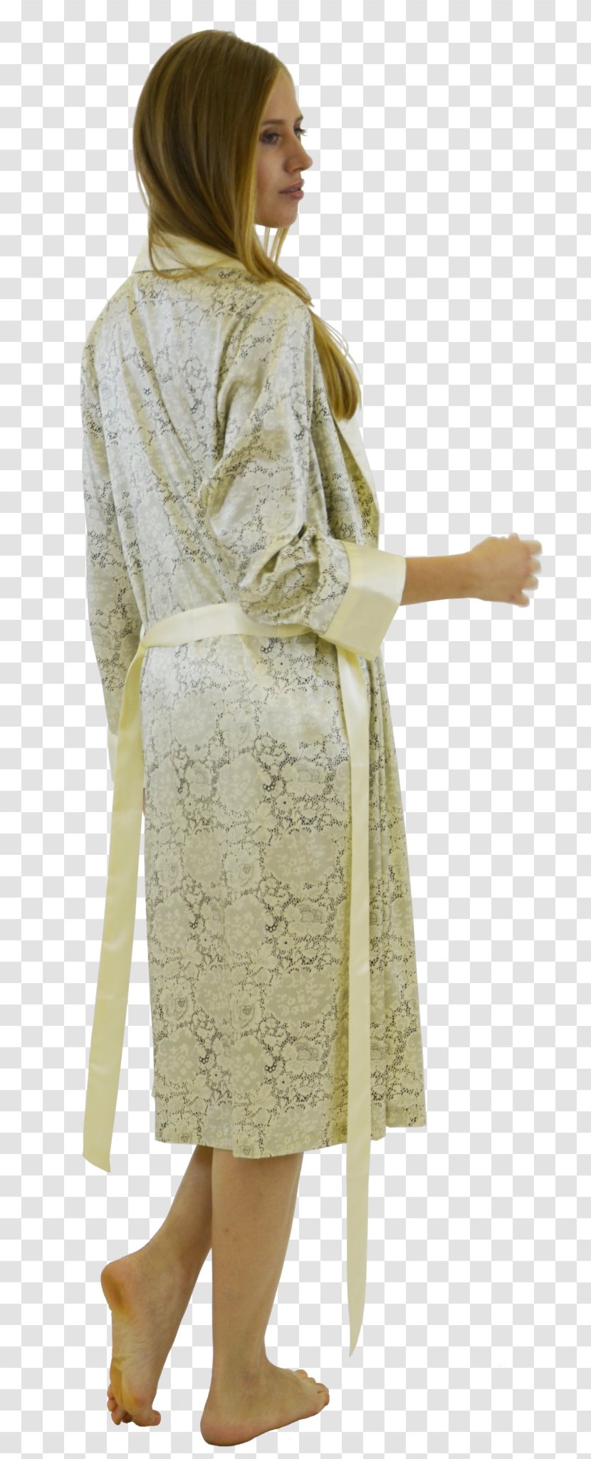 Robe Sleeve Dress Costume - Silk Belt Transparent PNG