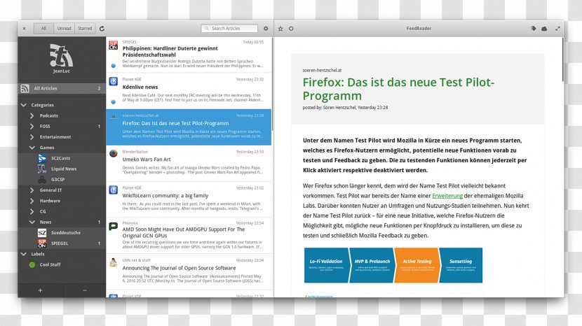 RSS Inoreader World Wide Web Computer Program News Aggregator - Media - Brand Transparent PNG