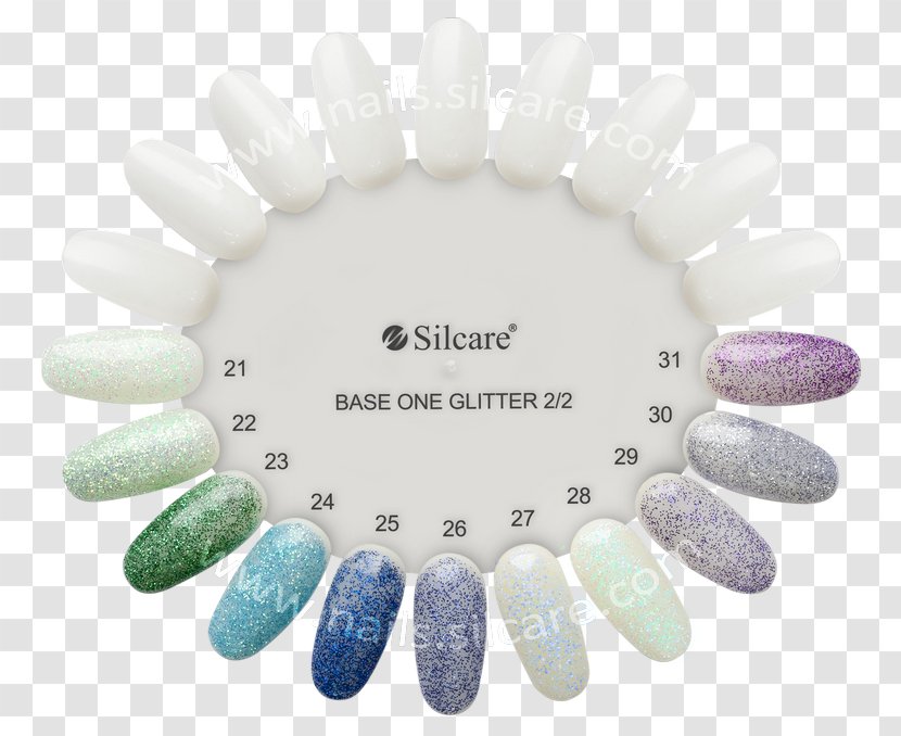 Gel Glitter Metallic Color Nail Polish - Colorful Transparent PNG