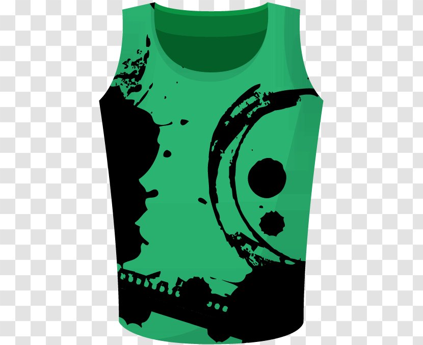 T-shirt Modern Art Sleeveless Shirt - Canvas - Roller Derby Transparent PNG