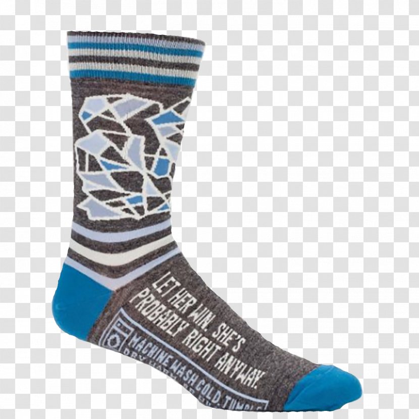 Sock Blue Q Shoe Size Clothing - Knee Highs - Socks Transparent PNG